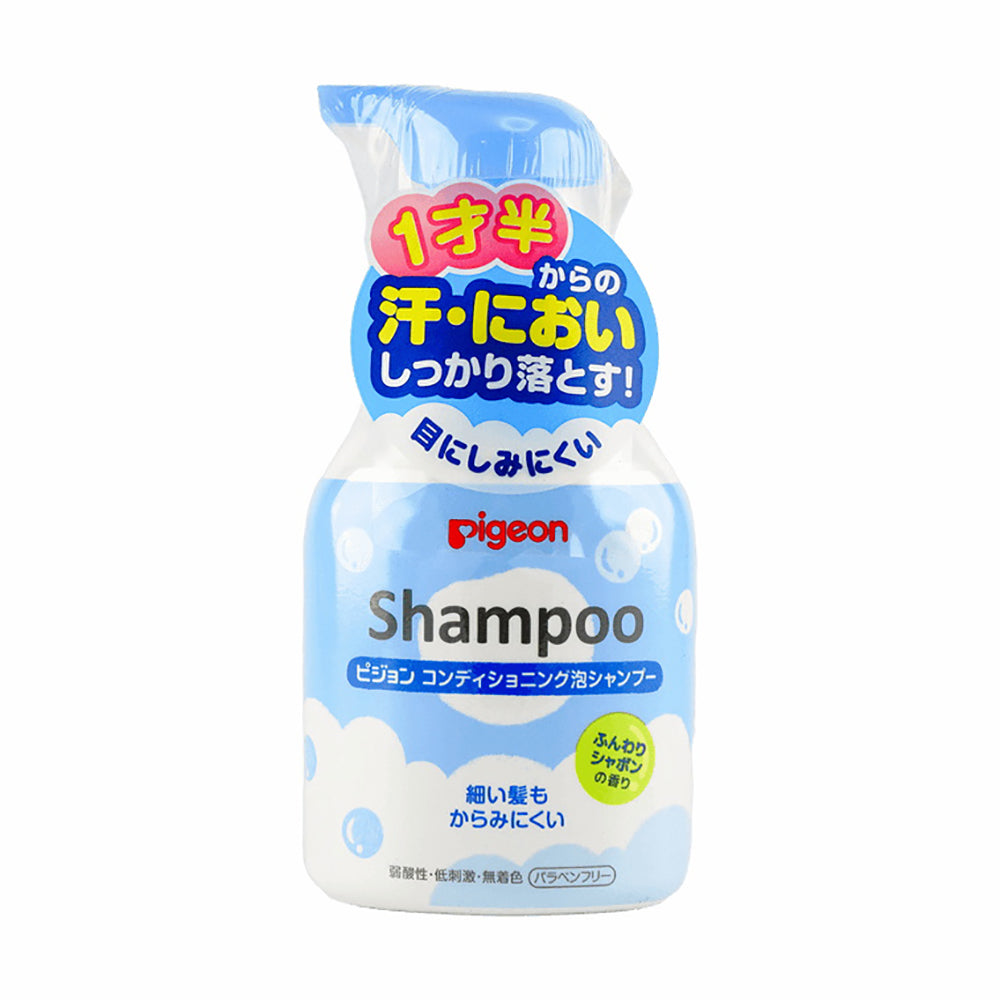 Pigeon-Low-Irritation-Baby-Foaming-Shampoo---350mL-1