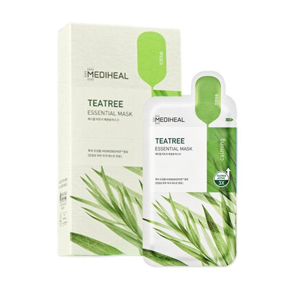 Mediheal-Tea-Tree-Essential-Mask---24ml,-Pack-of-10-1