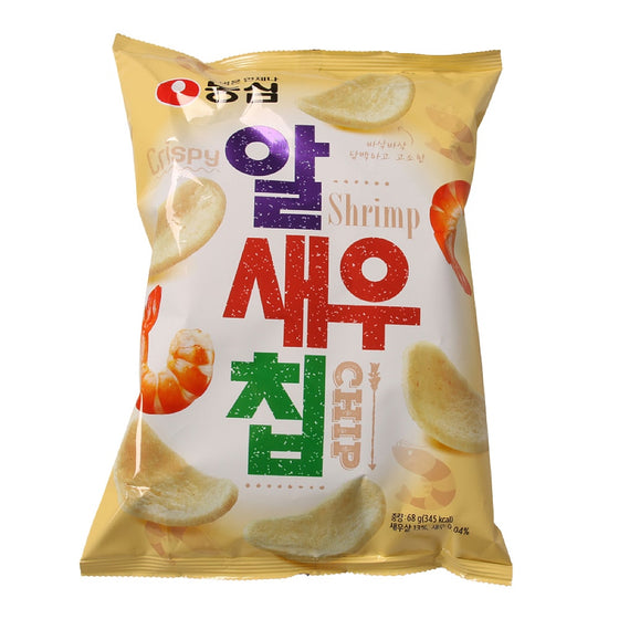 Snack tôm Nongshim 75 g – giòn tan Hàn Quốc ăn vặt