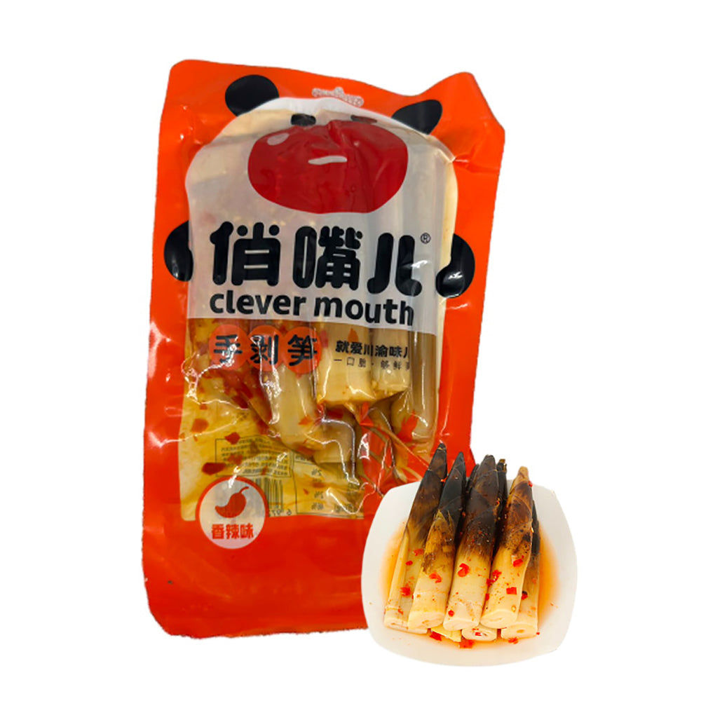 Clever-Mouth-Hand-Peeled-Bamboo-Shoots---Spicy-Flavor,-500g-1