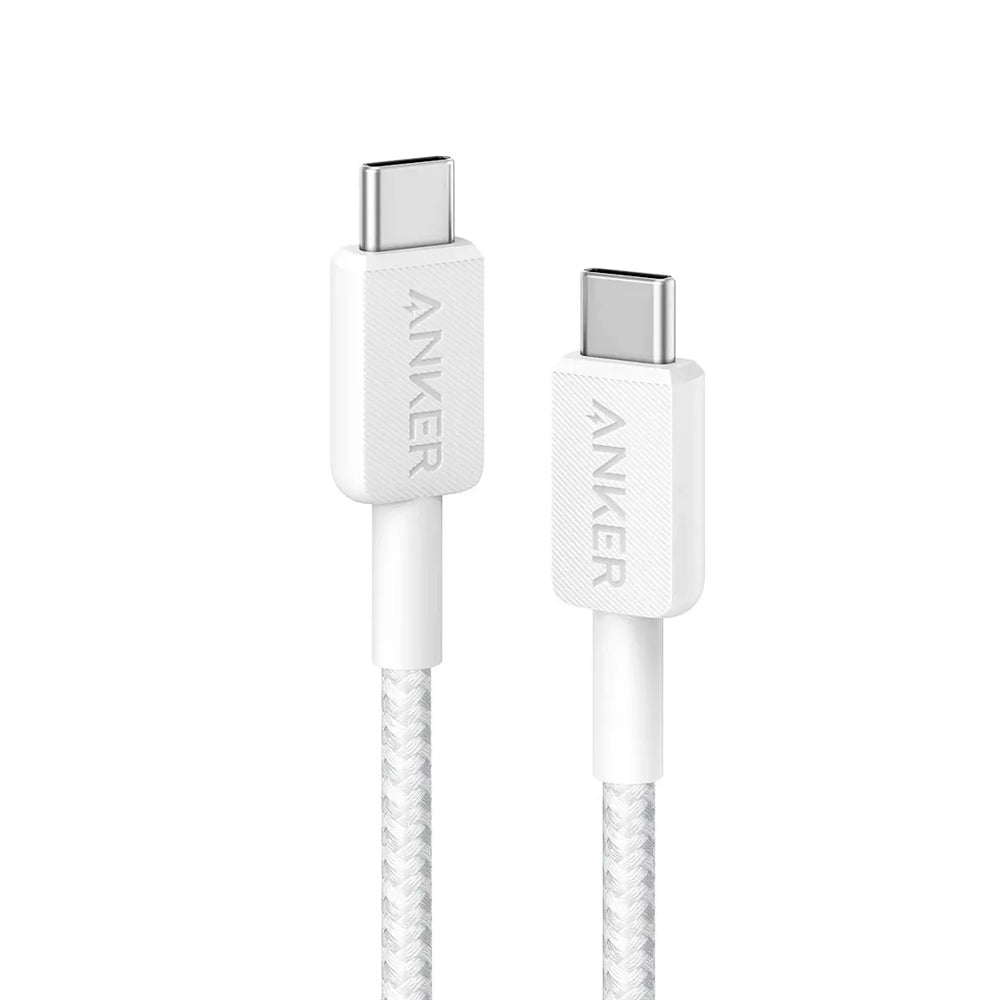 Anker-Dual-USB-C-Fast-Charging-Cable---White,-0.9m,-Compatible-with-iPhone-15-Series-1