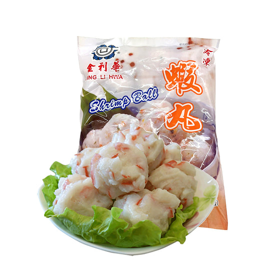 Jing Li Hwa Frozen Shrimp Balls - 500g