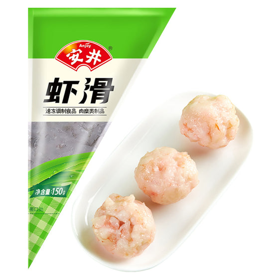 Viên Tôm Anjoy 150 g – đông lạnh tiện lẩu, chiên, hấp