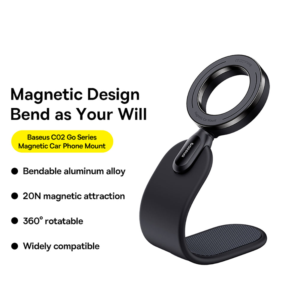 Baseus-C02-Go-Magnetic-Car-Phone-Mount---Starry-Black-1