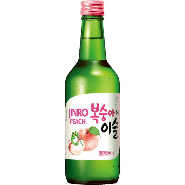 Jinro Peach Soju 360 ml – soju đào Hàn Quốc, hương đào ngọt mát