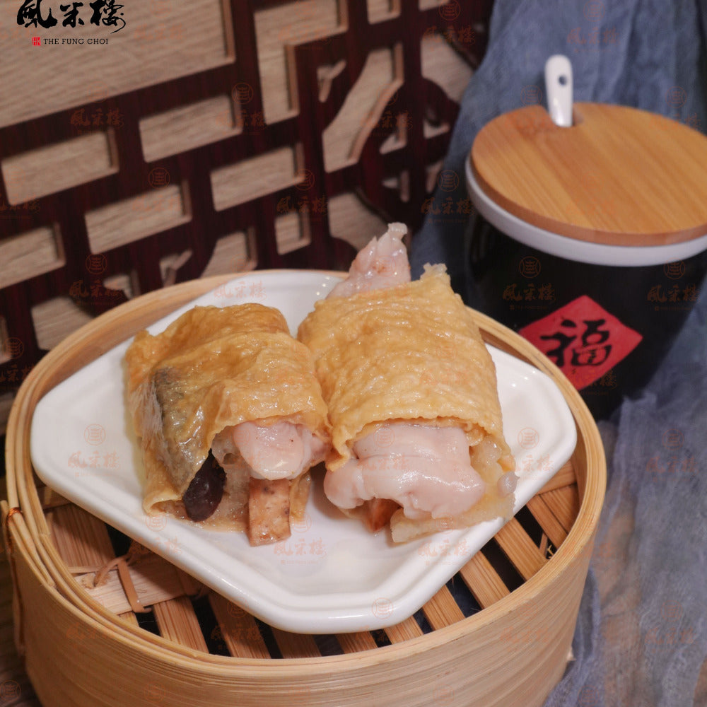 The-Fung-Choi-Frozen-Four-Treasure-Chicken-Bean-Curd-Skin-Rolls-(Yuba-Dim-Sum)-–-3-Pieces-1