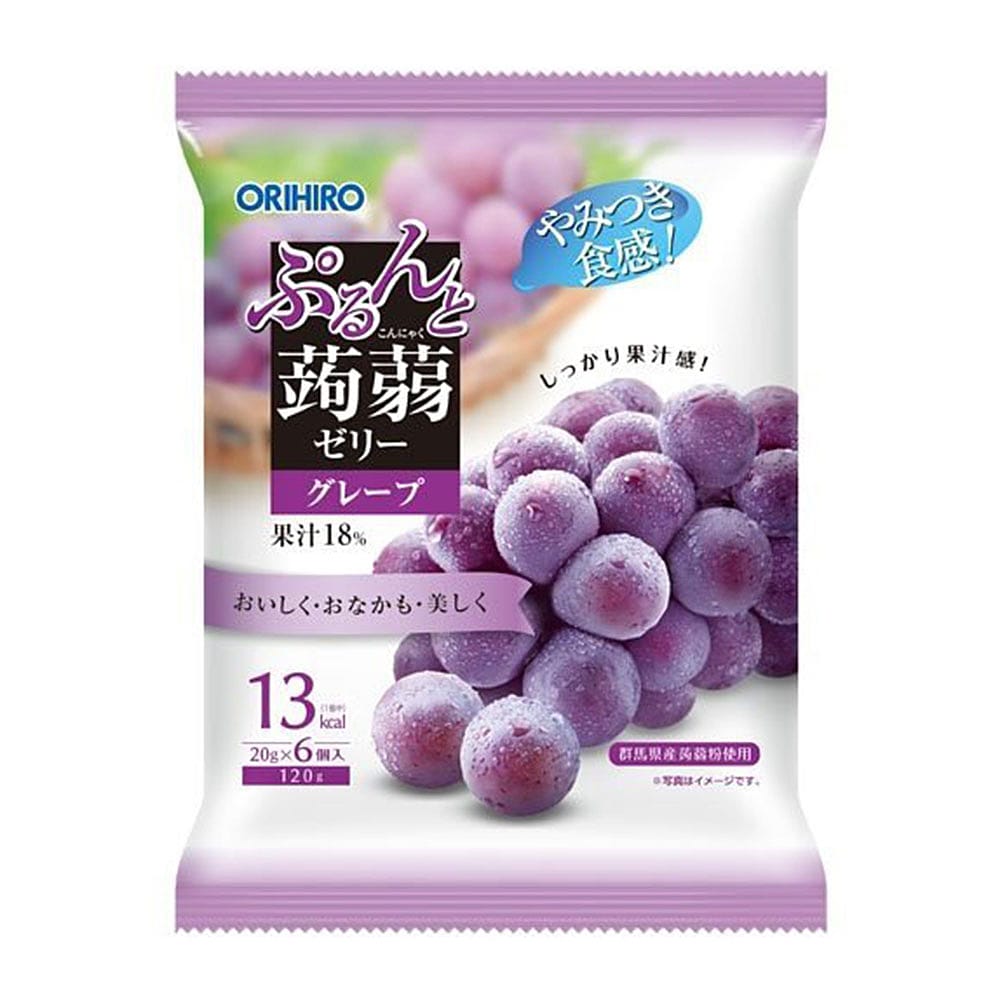 Orihiro-Japanese-Konjac-Jelly---Kyoho-Grape-Flavor,-20g-x-6-Packs,-120g-Total-1