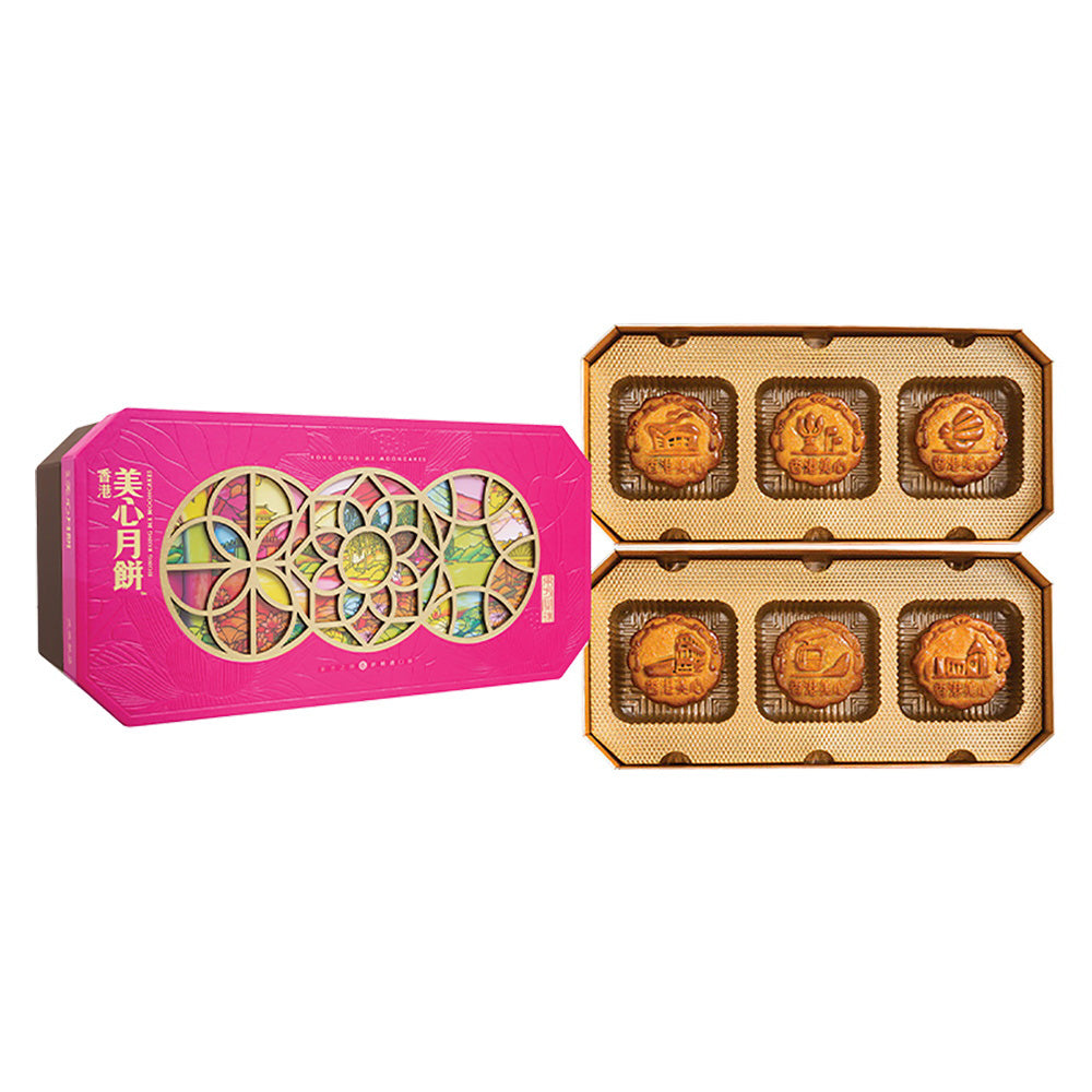 Hong-Kong-MX-Maxim's-Mooncakes-Oriental-Pearl-Gift-Box---6-Pieces,-660g-1