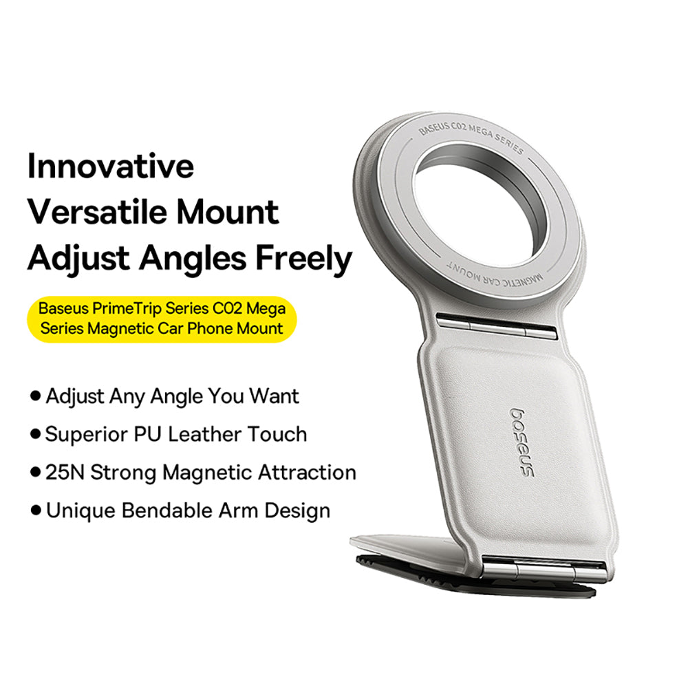 Baseus-Magnetic-Car-Mount-Holder---Moon-White-1