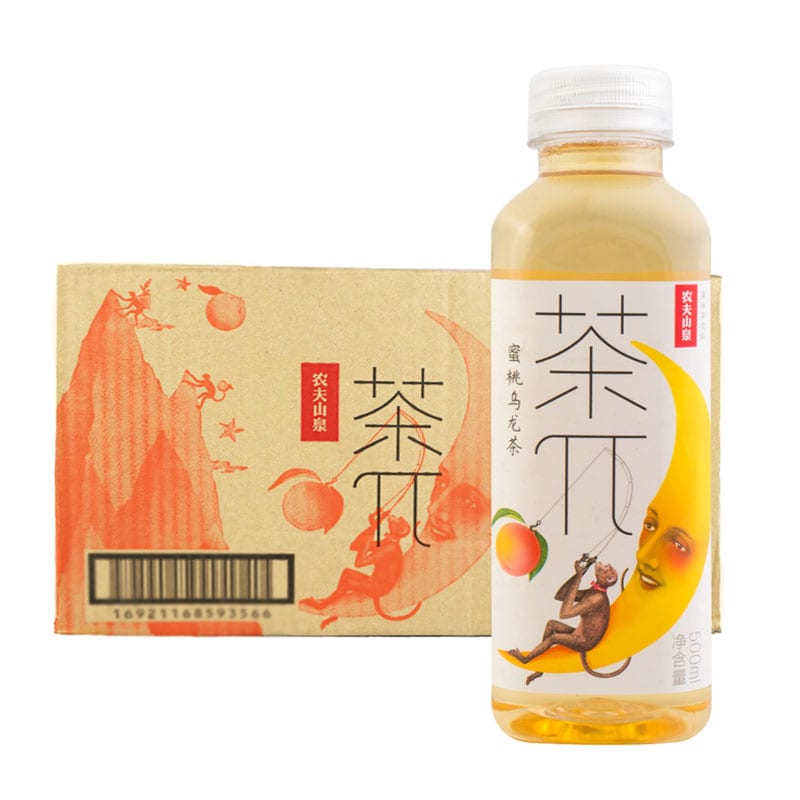 [Full-Case]-Nongfu-Spring-Tea-Pi-Peach-Oolong-Tea-500ml*15-Bottles/Case-1