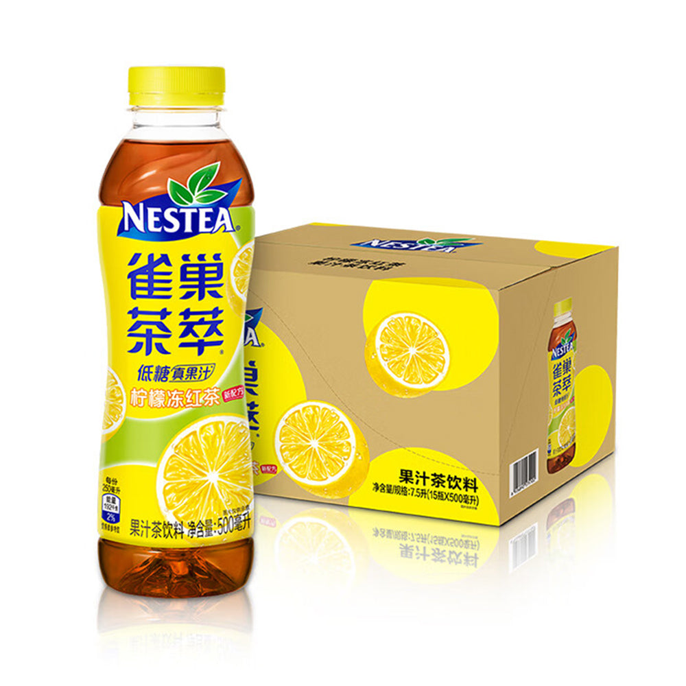 [Full-Case]-Nestle-Lemon-Iced-Red-Tea,-Low-Sugar,-500ml-x-15-per-Case-1