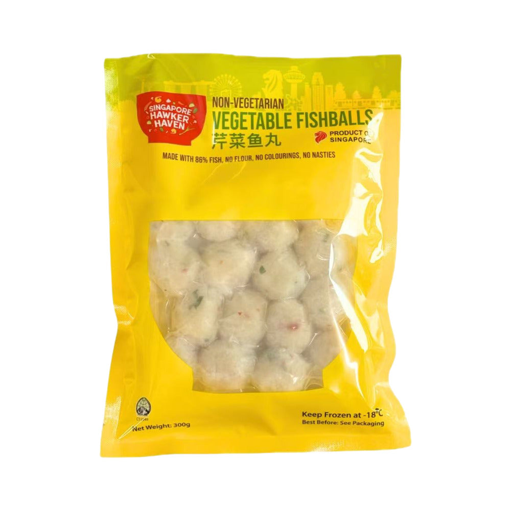 Singapore-Hawker-Haven-Celery-Fish-Balls-300g-–-Non-Vegetarian-Vegetable-Fishballs-(86%-Fish)-1