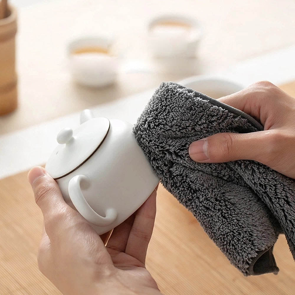 Lifease Suede-Like Absorbent Tea Towel - 1 Piece