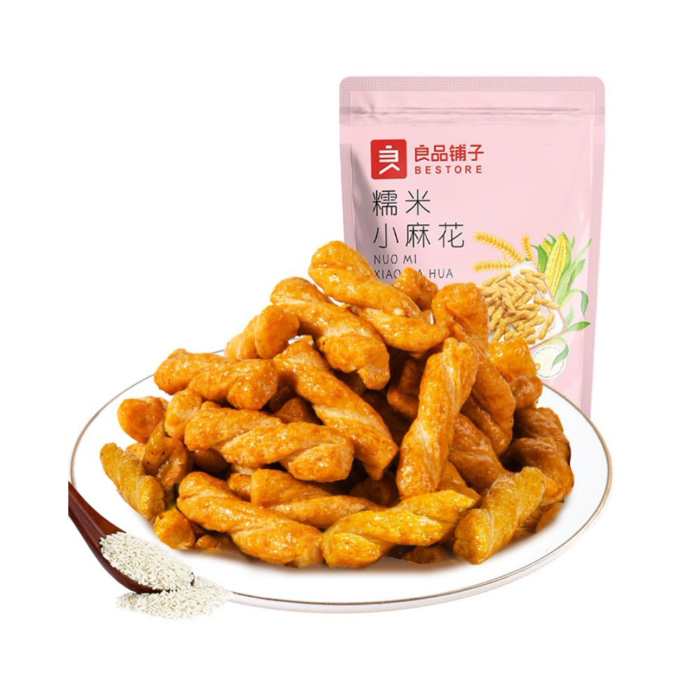 Bestore-Glutinous-Rice-Twist-Snacks---Sichuan-Pepper-Beef-Flavor,-160g-1