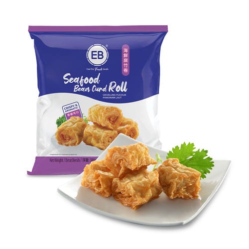 [Frozen]-EB-Seafood-Tofu-Skin-Roll-300g-1