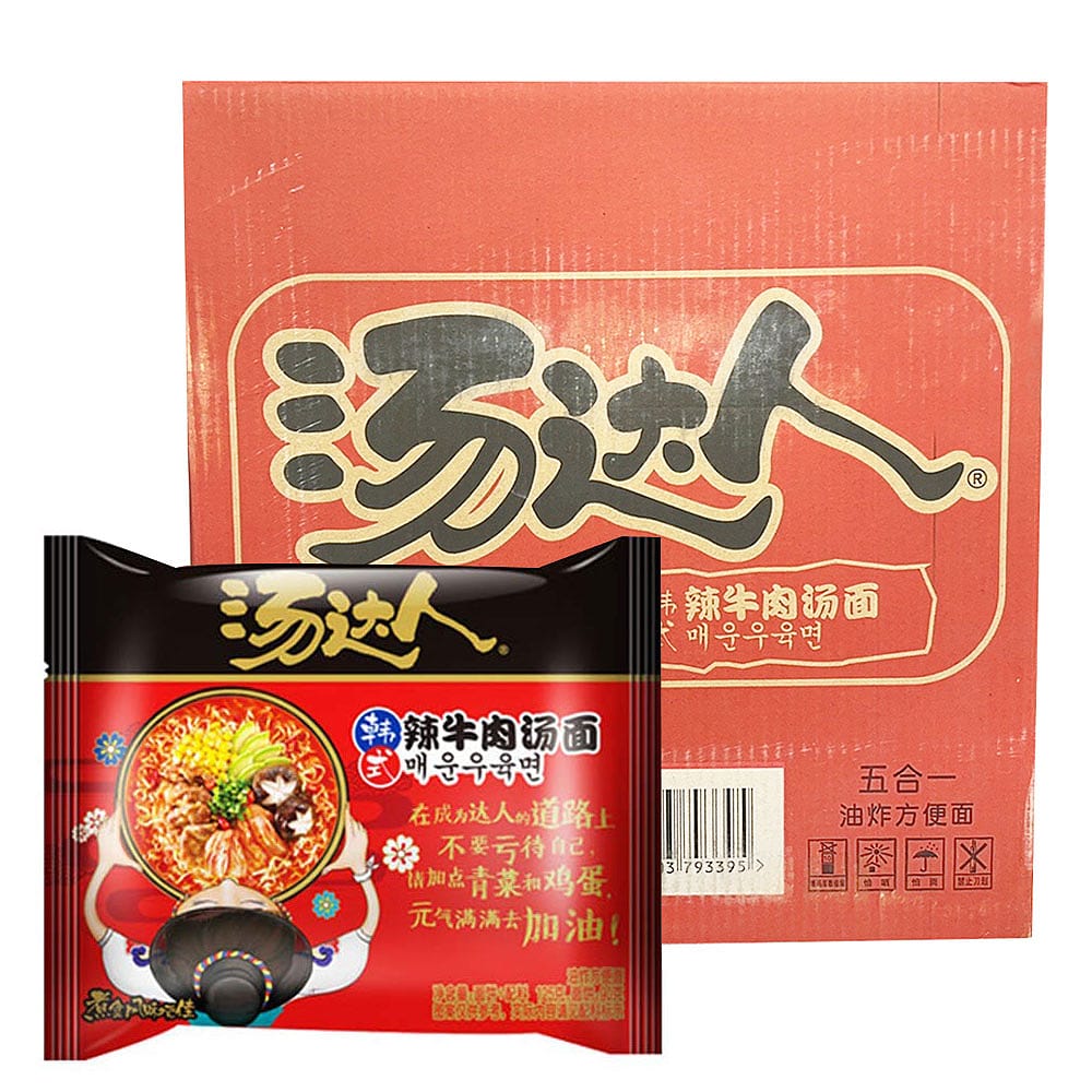 Uni-President-Tang-Da-Ren-Korean-Spicy-Beef-Noodle-Soup---125g-x-5-Bags-x-6-Packs/Box-1