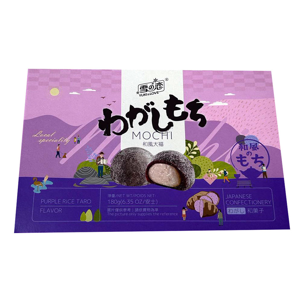 Yuki-&-Love-Purple-Rice-Taro-Flavor-Mochi---180g-1