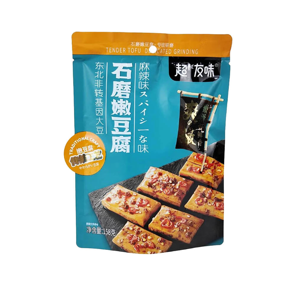 Chaoyouwei-Stone-Milled-Tender-Tofu---Spicy-Flavor,-158g-1