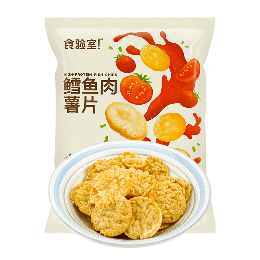 Shiyan-High-Protein-Fish-Chips---Xinjiang-Tomato-Flavor,-30g-1