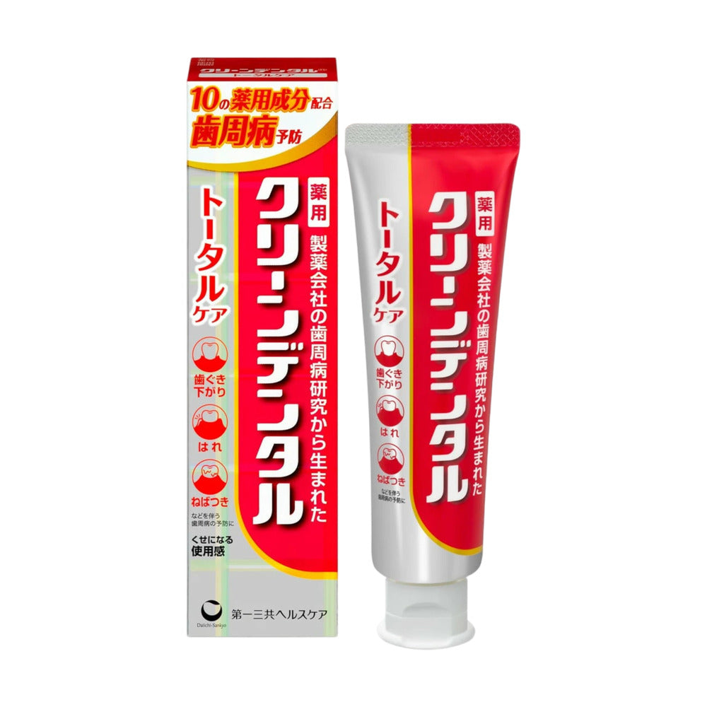 Daiichi-Sankyo-Clean-Dental-Total-Care-Medicated-Toothpaste-100g-–-Gum-Disease-Prevention,-Anti-Cavity-&-Whitening-1