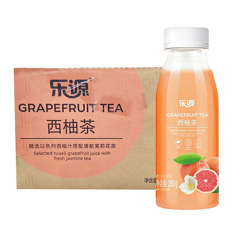 [Full-Case]-LeYuan-Grapefruit-Tea-280ml---24-Bottles-per-Case-1