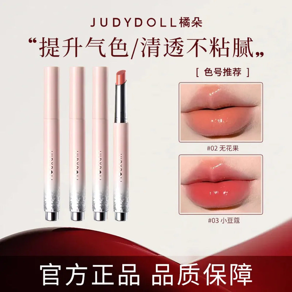 Judydoll-Solid-Lip-Gloss-Balm-Stick-2.4g-–-Sheer,-Non‑Sticky-Finish-(Multiple-Shades-Available)-1