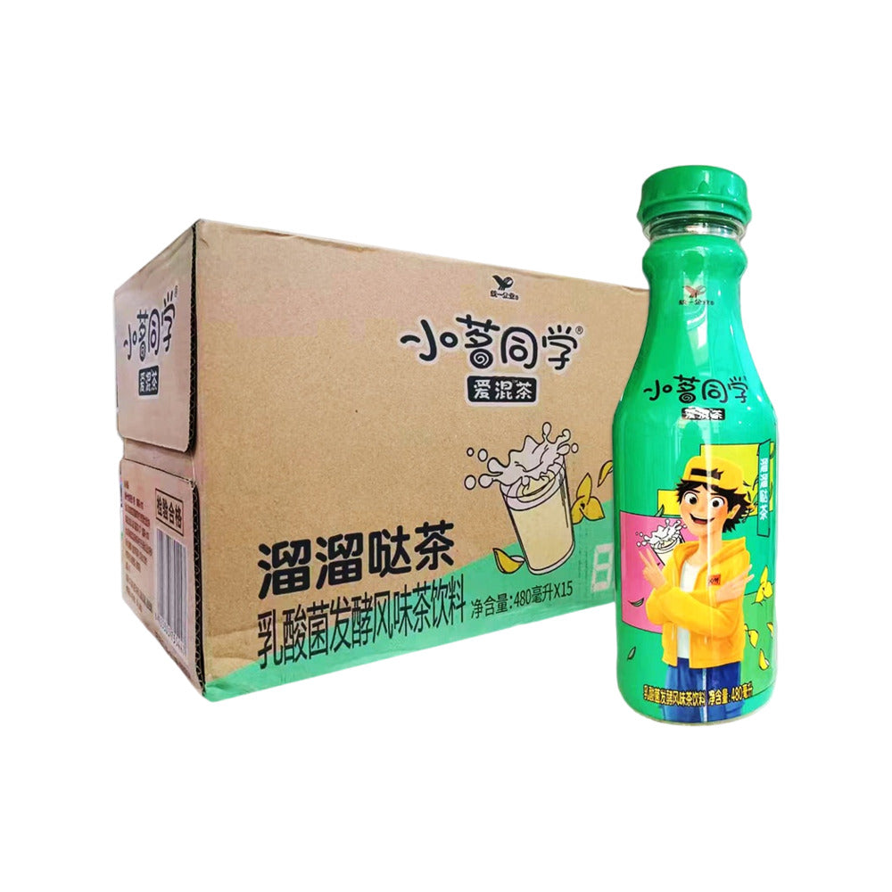 Uni-President-Xiao-Ming-Tong-Xue-Wampee-Lactic-Fermented-Tea-Drink-480ml-x-15-Bottles-1