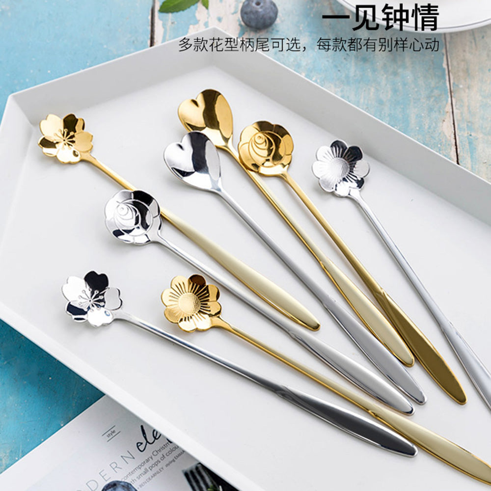 Modern-Housewife-304-Stainless-Steel-Coffee-Spoon---Gold-Sakura-Design-1