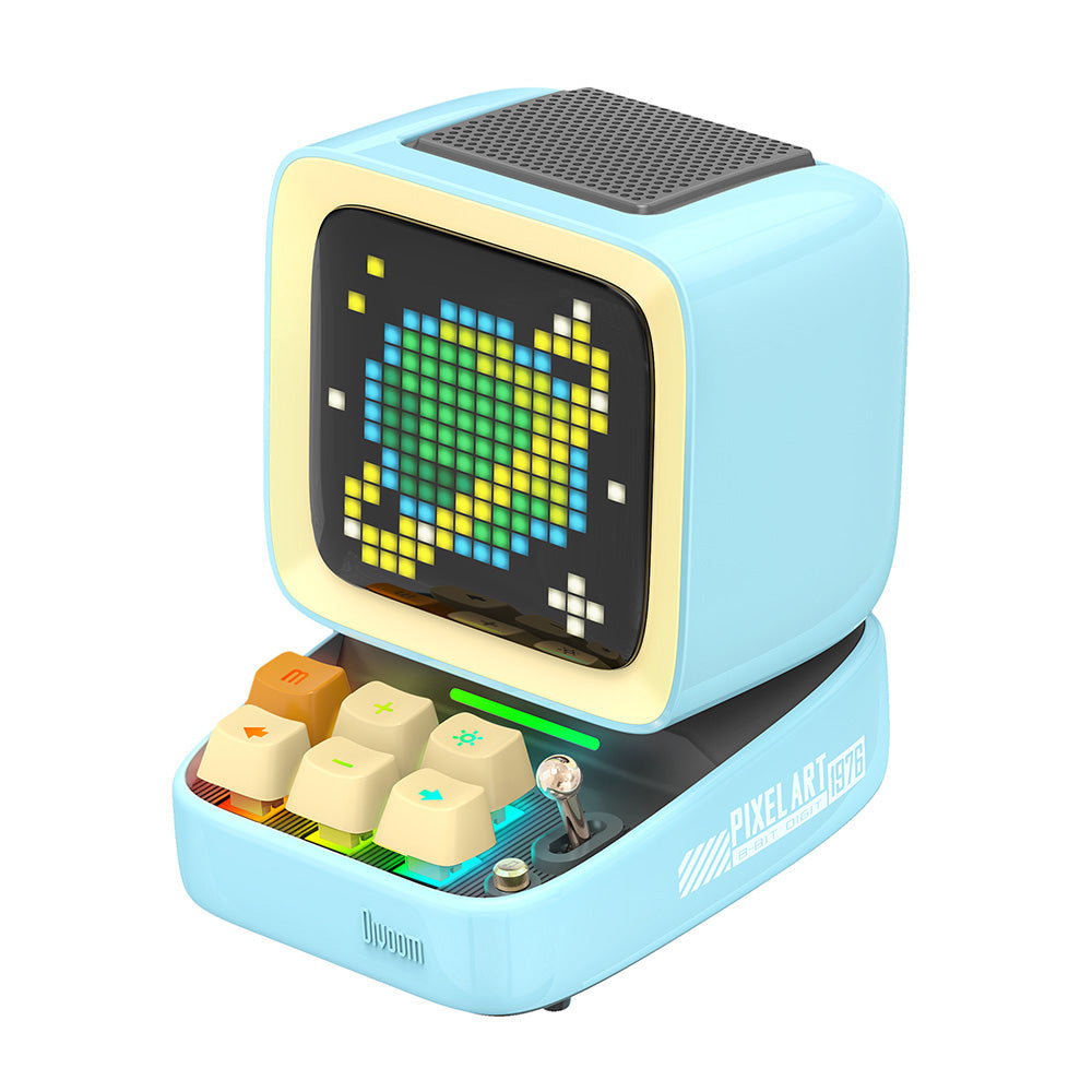 Divoom-Retro-Pixel-Art-Bluetooth-Speaker---Blue-1