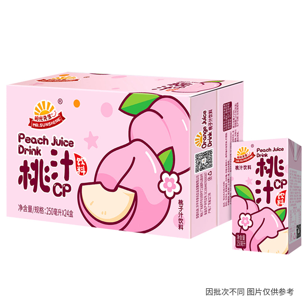 [Full-Case]-Mr.-Sunshine-Peach-Juice-250ml*24-1