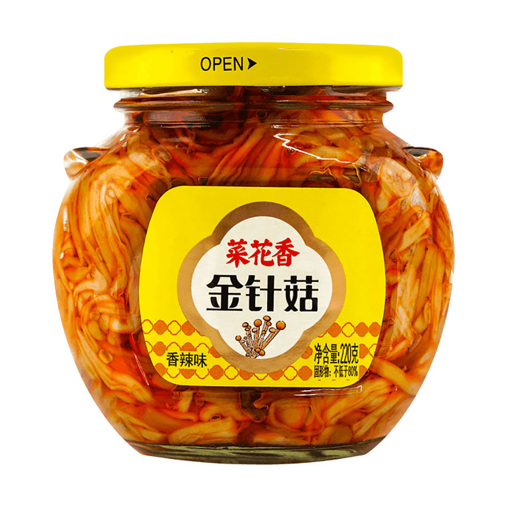 Caihua-Xiang-Golden-Needle-Mushrooms-in-Spicy-Flavour-220g-1