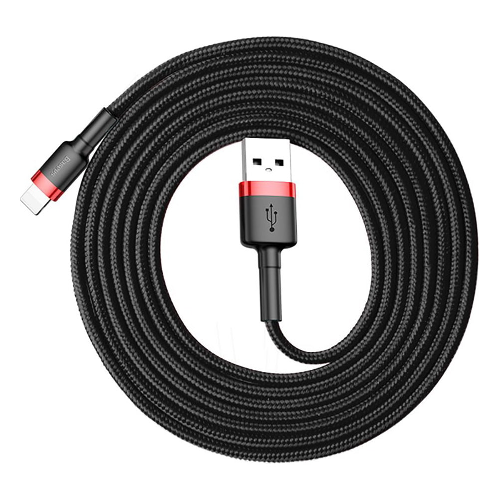 Baseus-Cafule-Lightning-USB-Cable-1.5A-2M---Red-and-Black-1