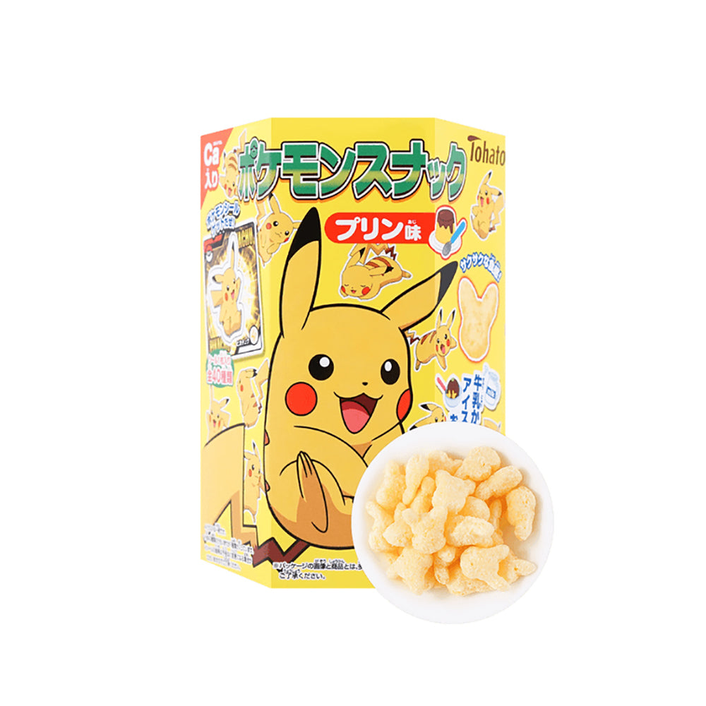 Tohato-Pikachu-Corn-Star-Biscuits---Pudding-Flavour,-23g-1