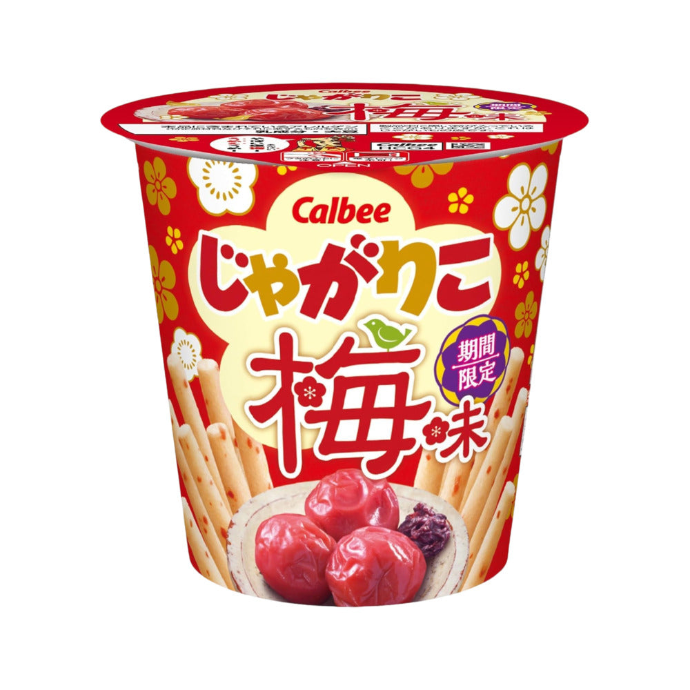Calbee-Jagarico-Ume-Plum-Potato-Sticks-Cup-52g-–-Limited-Edition-Tangy-Japanese-Snack-1