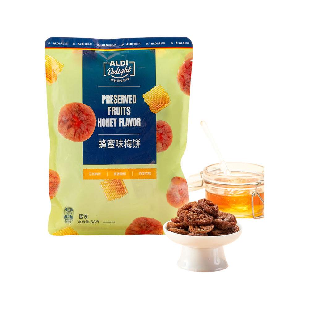 ALDI-Delight-Honey‑Flavoured-Preserved-Plums-68g-–-Limited-Import-1