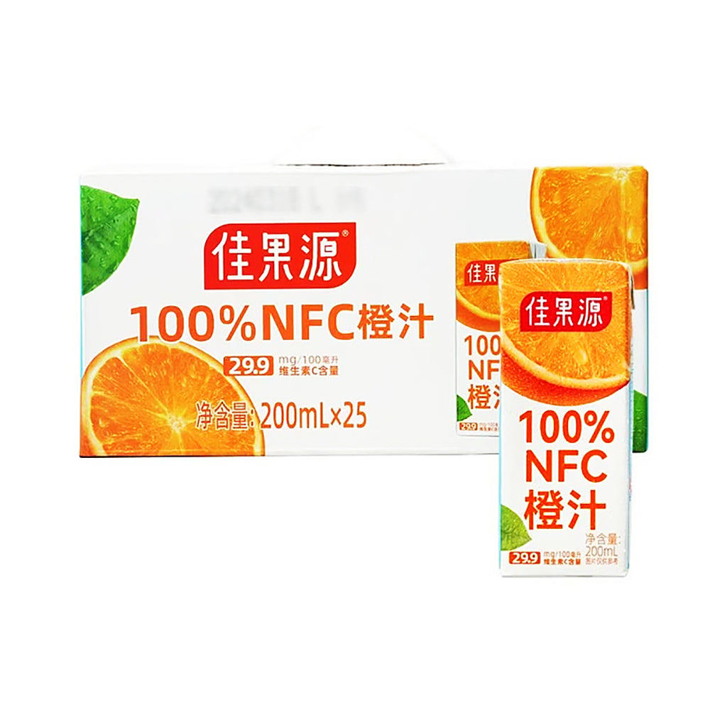 Jia-Guo-Yuan-100%-NFC-Orange-Juice---200ml-x-25-Pack-1