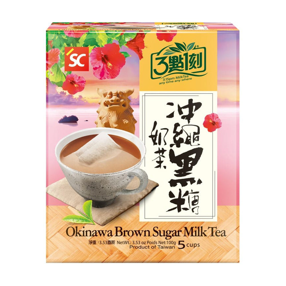 3:15pm Okinawa Brown Sugar Milk Tea - 5 Packs, 100g