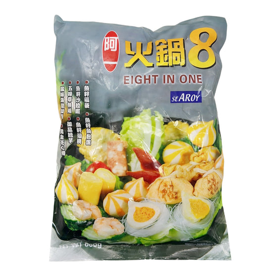 Viên Lẩu AYI Eight in One 800 g – thập cẩm 8 vị cho nồi lẩu