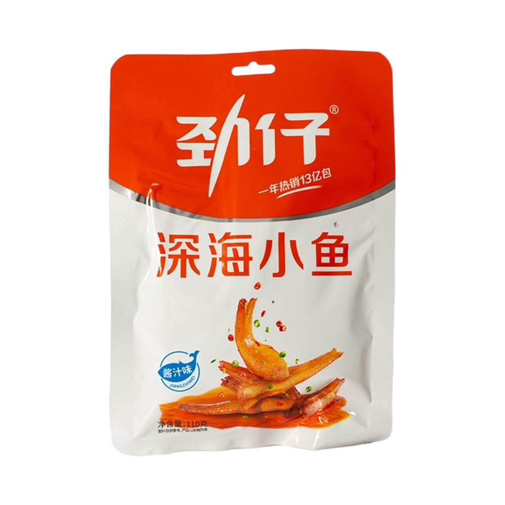 Jinzai-Deep-Sea-Little-Fish-Sauce-Flavor-110g---Seasoned-Fish-Snack-1