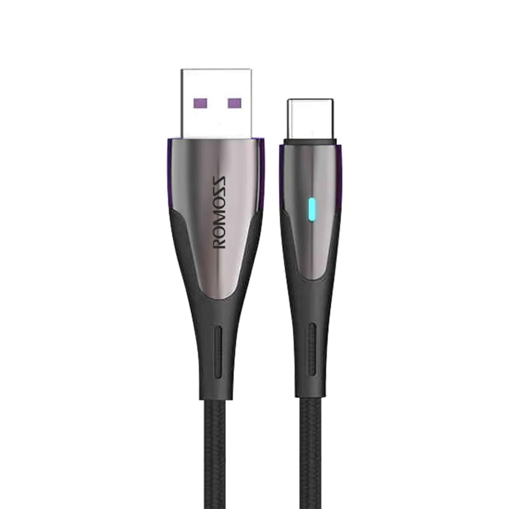 Romoss-USB-to-Type-C-5A-1m-Data-Cable---Black-1