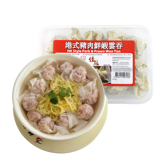 Jiaguan HK Style Pork & Prawn Won Ton - 225g
