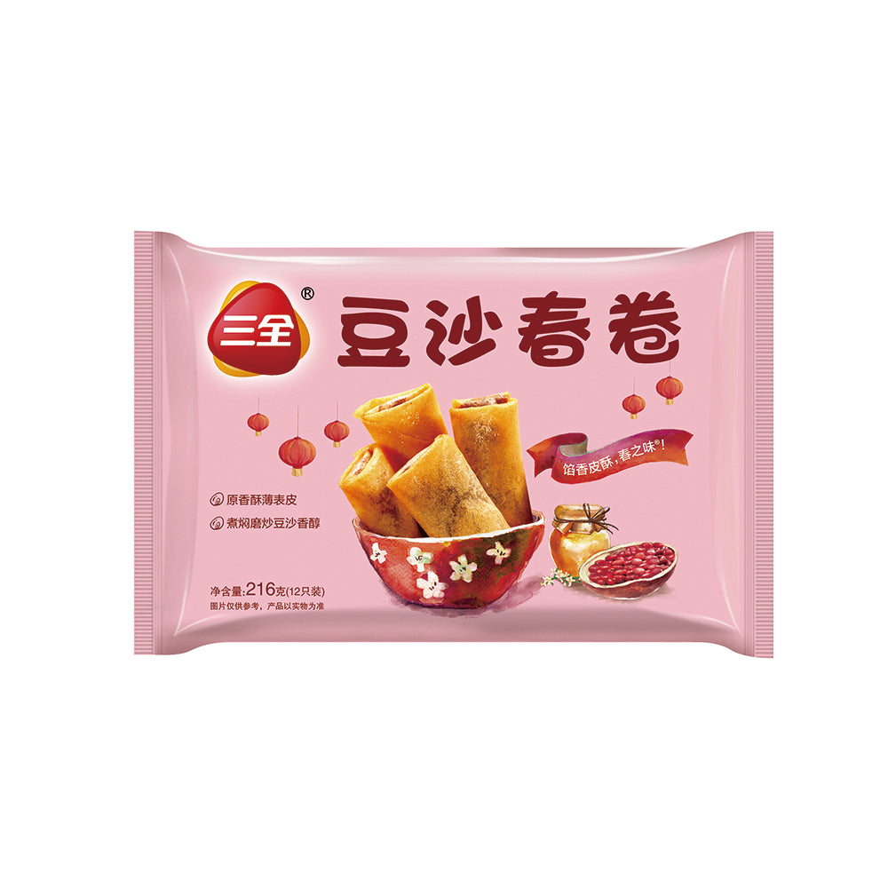 Sanquan-Frozen-Red-Bean-Paste-Spring-Rolls---216g-1