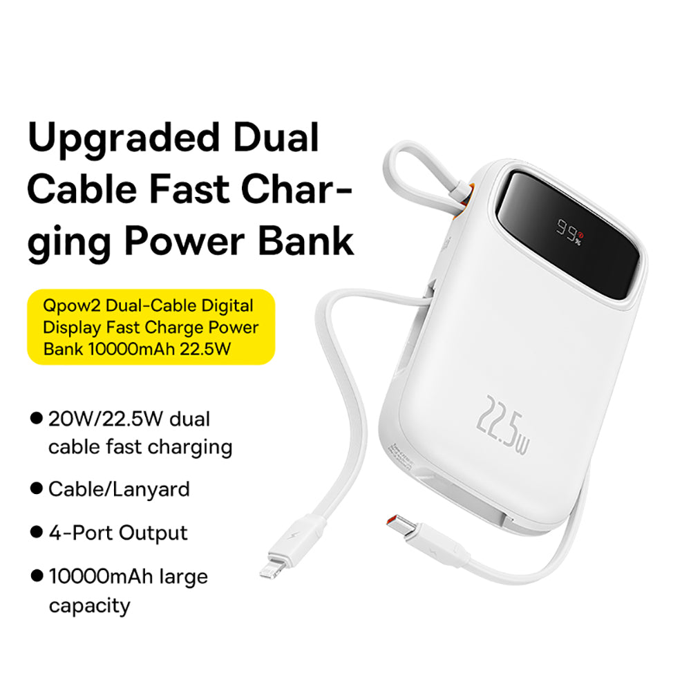 Baseus-Qpow2-Dual-Cable-Digital-Display-Fast-Charge-Power-Bank-10000mAh-22.5W---Starlight-White-1