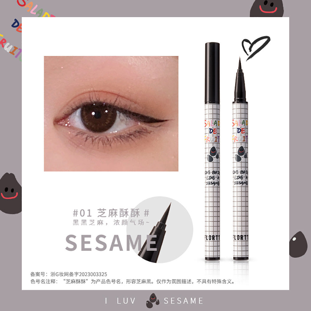 Flortte-Fruit-Salad-Color-Eyeliner-Pen-01#-Sesame-1