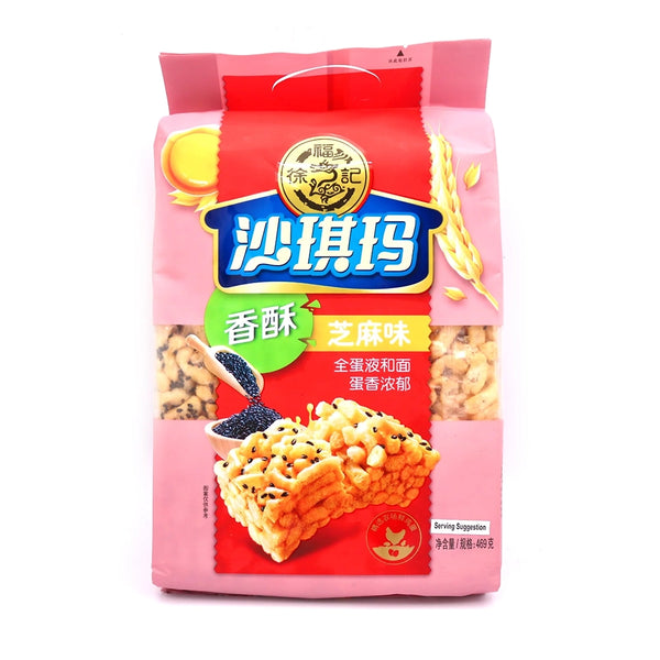 Bánh Shaqima Vừng Hsu Fu Chi 469 g – snack ngọt giòn tan, thơm vừng