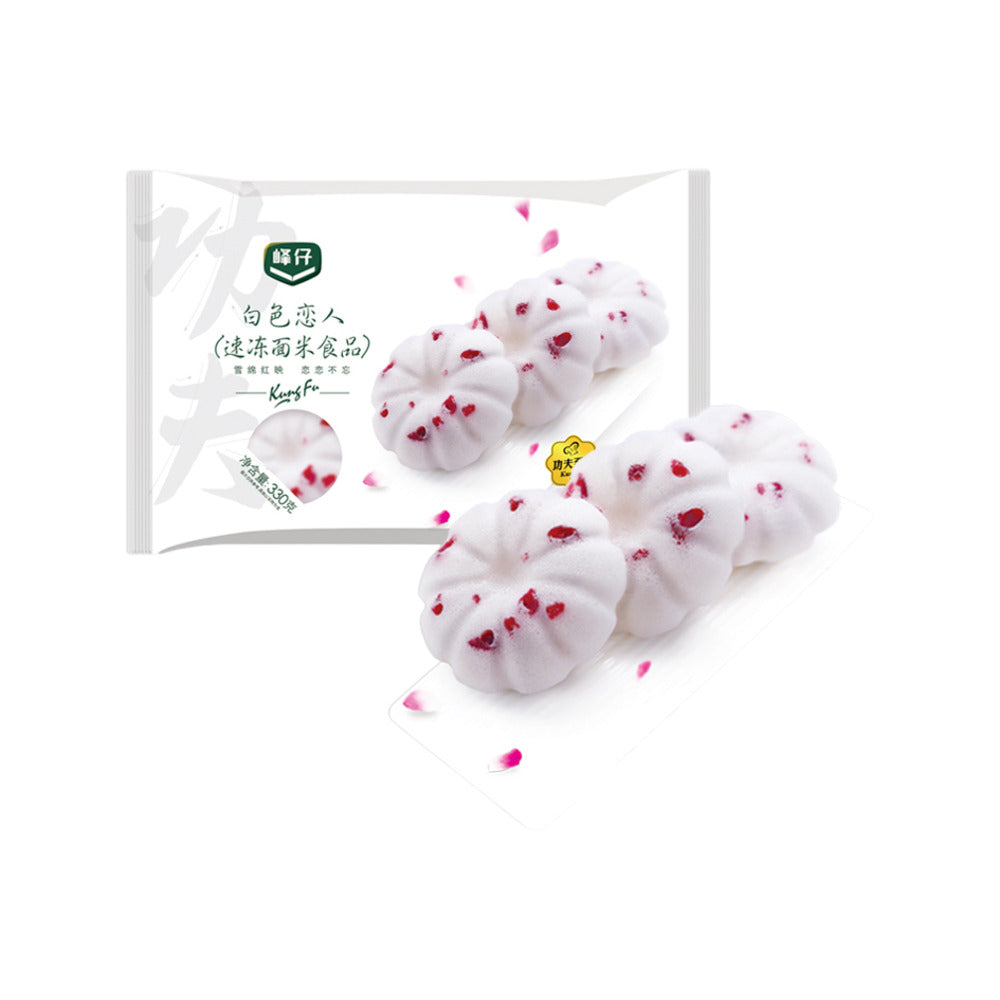 Fengzai-White-Lover-Rice-Cakes-–-10-Pieces,-330g---Frozen-Dim-Sum-Dessert-1