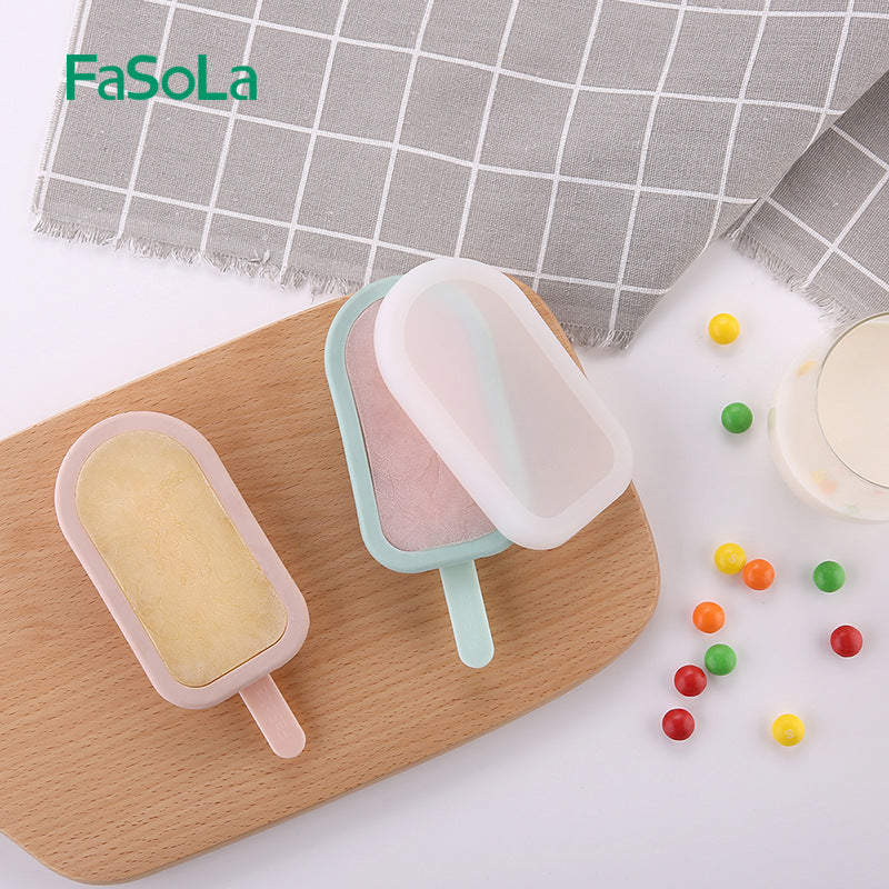 FaSoLa-Cartoon-Ice-Cream-Mould,-Food-Grade-Silicone-with-Lid,-Small-Regular-Style,-Olive-Green,-13.5*6*2.3cm-1