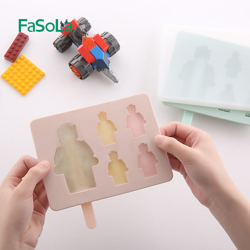 FaSoLa-Cartoon-Ice-Cream-Mould,-Food-Grade-Silicone-with-Lid,-Small-Regular-Style,-Olive-Green,-13.5*6*2.3cm-1