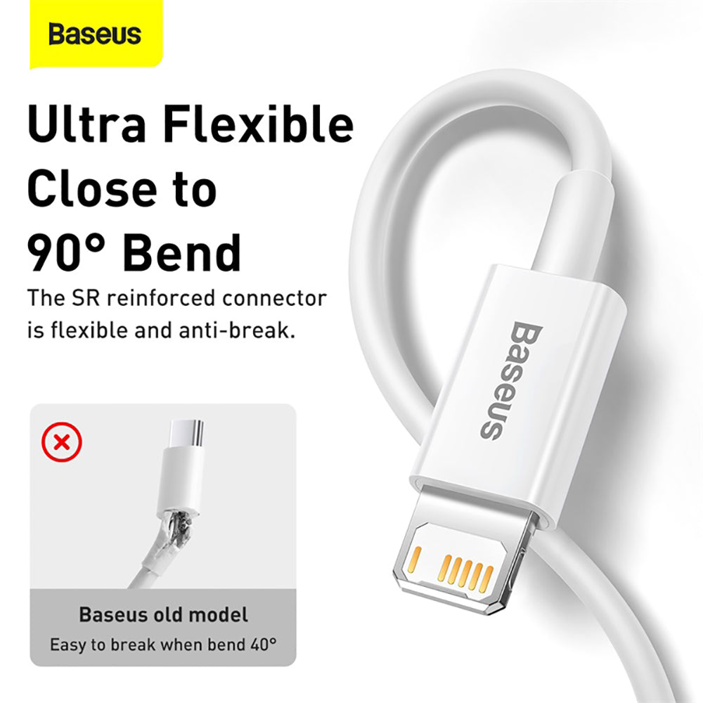 Baseus-Superior-Series-Fast-Charging-Data-Cable-USB-to-iP-2.4A-0.25m-White-1