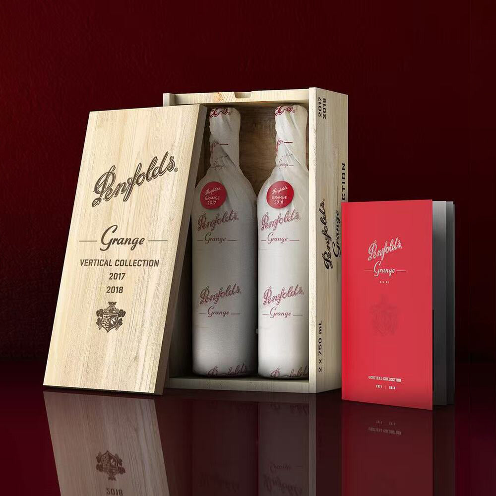 Penfolds-Grange-Vertical-Collection-2017-&-2018-–-Limited-Edition-Wooden-Gift-Case,-2-×-750ml-2